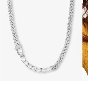 NWOT Melinda Maria “Julian loves Diamonds” 2025 necklace $128 Stunning!